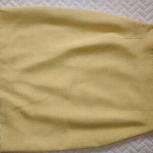 Vintage Gianni Versace Yellow Above the Knee Skirt